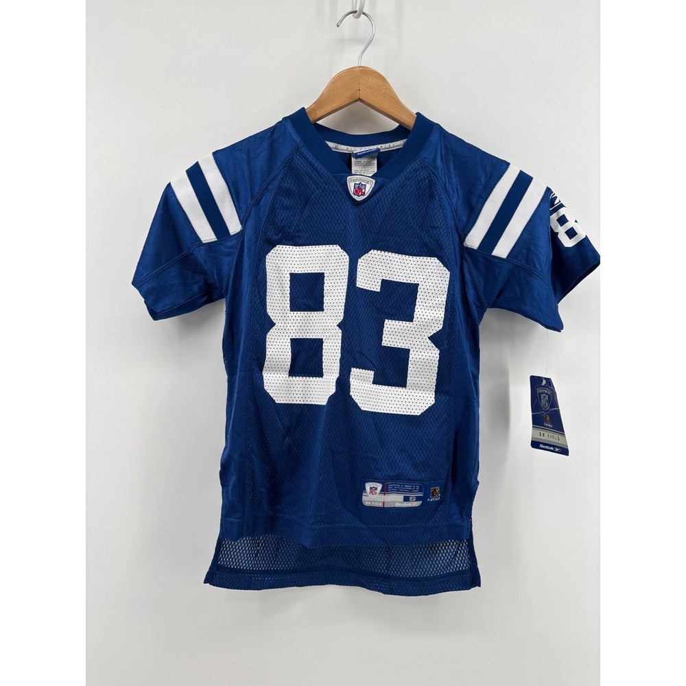 Indianapolis Colts Reebok NFL Jersey Boys Blue Brandon Stokley #83 Small NWT